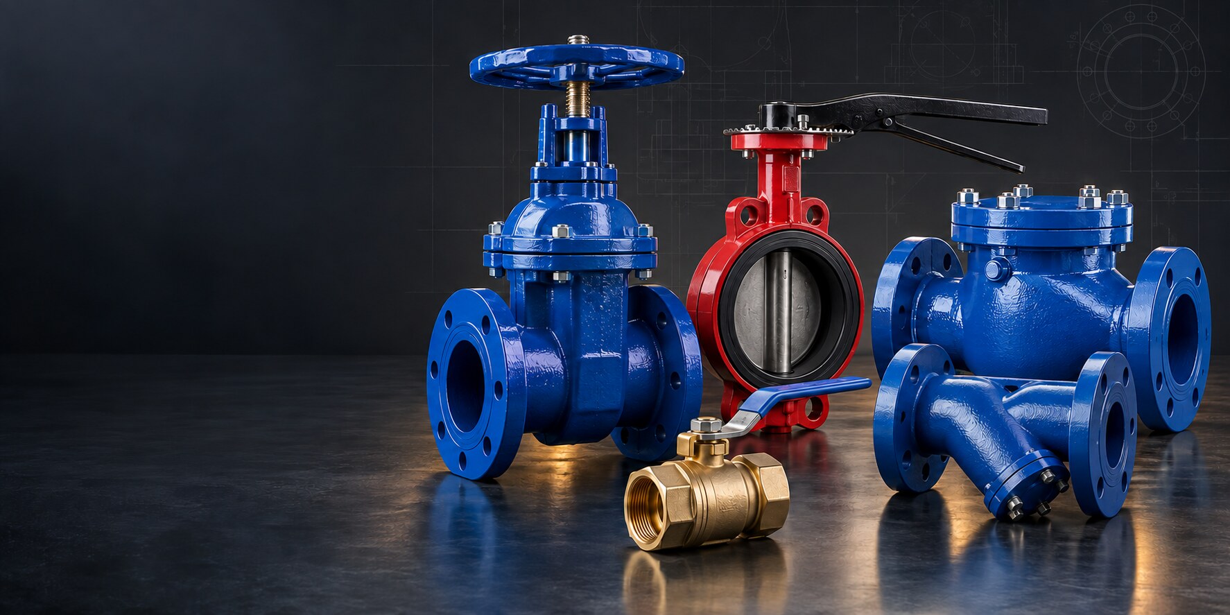 Industrial valves and strainers